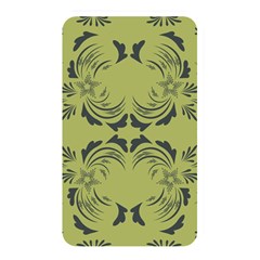 Floral Folk Damask Pattern Fantasy Flowers  Memory Card Reader (rectangular) by Eskimos