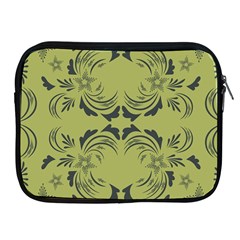 Floral Folk Damask Pattern Fantasy Flowers  Apple Ipad 2/3/4 Zipper Cases by Eskimos