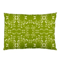 Floral Folk Damask Pattern  Pillow Case by Eskimos