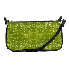 Floral Folk Damask Pattern  Shoulder Clutch Bag by Eskimos