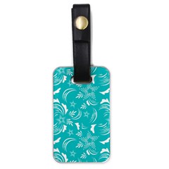 Folk Flowers Print Floral Pattern Ethnic Art Luggage Tag (one Side) by Eskimos