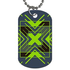 Abstract Geometric Design    Dog Tag (two Sides) by Eskimos