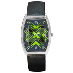 Abstract Geometric Design    Barrel Style Metal Watch by Eskimos