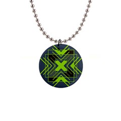 Abstract Geometric Design    1  Button Necklace by Eskimos