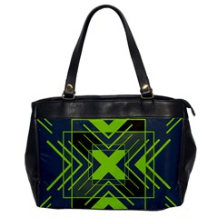 Abstract Geometric Design    Oversize Office Handbag by Eskimos