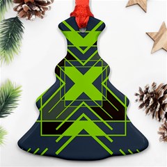 Abstract Geometric Design    Ornament (christmas Tree)  by Eskimos