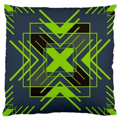 Abstract Geometric Design    Large Cushion Case (one Side) by Eskimos