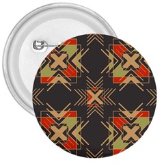 Abstract Geometric Design    3  Buttons by Eskimos