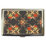 Abstract geometric design    Cigarette Money Case Front