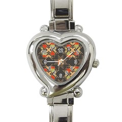 Abstract Geometric Design    Heart Italian Charm Watch by Eskimos