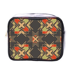 Abstract Geometric Design    Mini Toiletries Bag (one Side) by Eskimos