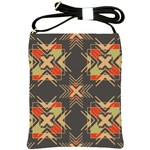 Abstract geometric design    Shoulder Sling Bag Front