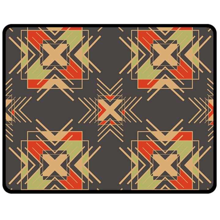 Abstract geometric design    Fleece Blanket (Medium) 