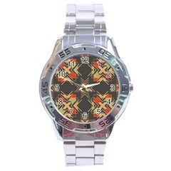 Abstract Geometric Design    Stainless Steel Analogue Watch by Eskimos