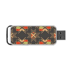 Abstract Geometric Design    Portable Usb Flash (two Sides) by Eskimos