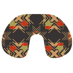 Abstract Geometric Design    Travel Neck Pillow by Eskimos