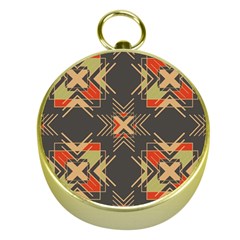 Abstract Geometric Design    Gold Compasses by Eskimos