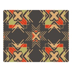 Abstract Geometric Design    Double Sided Flano Blanket (large)  by Eskimos