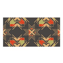 Abstract Geometric Design    Satin Shawl by Eskimos