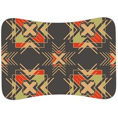 Abstract Geometric Design    Velour Seat Head Rest Cushion by Eskimos