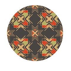 Abstract Geometric Design    Mini Round Pill Box (pack Of 3) by Eskimos