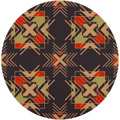 Abstract Geometric Design    Uv Print Round Tile Coaster