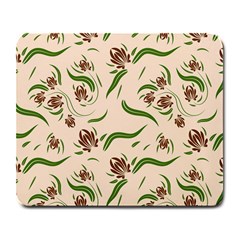 Folk Flowers Print Floral Pattern Ethnic Art Large Mousepads by Eskimos