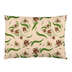 Folk Flowers Print Floral Pattern Ethnic Art Pillow Case (two Sides) by Eskimos