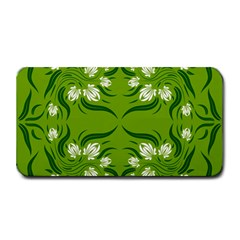 Floral Folk Damask Pattern  Medium Bar Mats by Eskimos