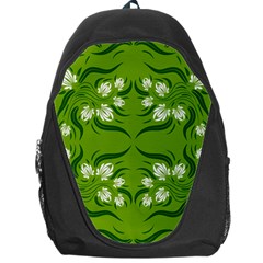 Floral Folk Damask Pattern  Backpack Bag by Eskimos