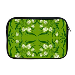 Floral Folk Damask Pattern  Apple Macbook Pro 17  Zipper Case by Eskimos