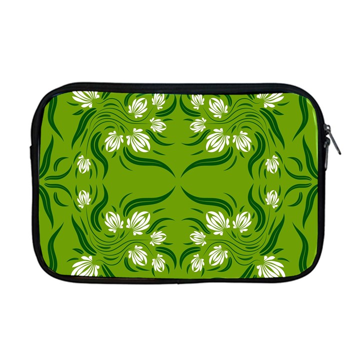 Floral folk damask pattern  Apple MacBook Pro 17  Zipper Case