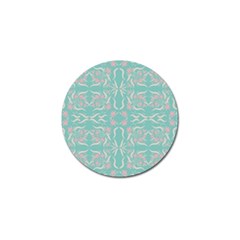 Floral Folk Damask Pattern  Golf Ball Marker (10 Pack) by Eskimos