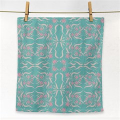 Floral Folk Damask Pattern  Face Towel by Eskimos