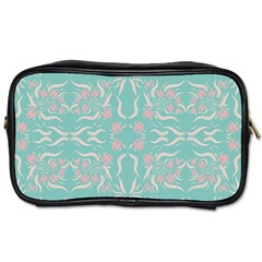 Floral Folk Damask Pattern  Toiletries Bag (two Sides) by Eskimos