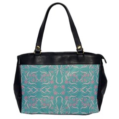 Floral Folk Damask Pattern  Oversize Office Handbag by Eskimos