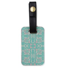 Floral Folk Damask Pattern  Luggage Tag (one Side) by Eskimos