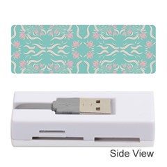 Floral Folk Damask Pattern  Memory Card Reader (stick) by Eskimos