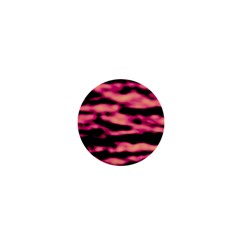 Pink  Waves Abstract Series No2 1  Mini Buttons by DimitriosArt