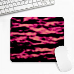 Pink  Waves Abstract Series No2 Large Mousepads by DimitriosArt