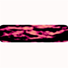 Pink  Waves Abstract Series No2 Large Bar Mats by DimitriosArt