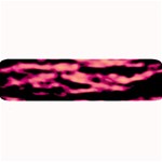 Pink  Waves Abstract Series No2 Large Bar Mats 32 x8.5  Bar Mat