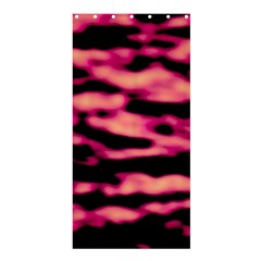 Pink  Waves Abstract Series No2 Shower Curtain 36  X 72  (stall)  by DimitriosArt