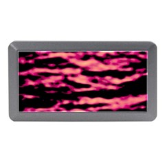 Pink  Waves Abstract Series No2 Memory Card Reader (mini) by DimitriosArt