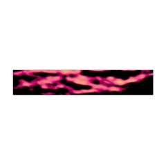 Pink  Waves Abstract Series No2 Flano Scarf (mini) by DimitriosArt