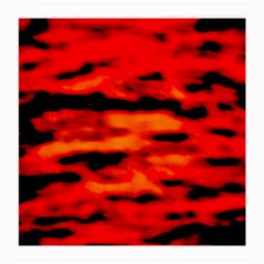 Red  Waves Abstract Series No16 Medium Glasses Cloth (2 Sides) by DimitriosArt