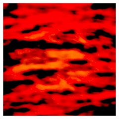 Red  Waves Abstract Series No16 Lightweight Scarf  by DimitriosArt