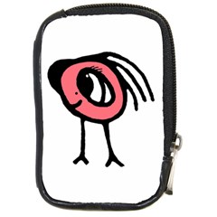 Cute Baby Monster Isolated Drawing Compact Camera Leather Case by dflcprintsclothing