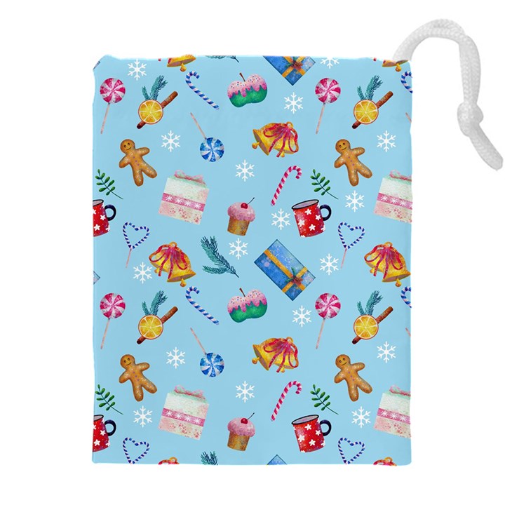 New Year Elements Drawstring Pouch (4XL)