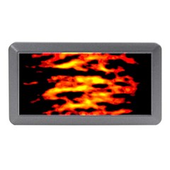 Red  Waves Abstract Series No18 Memory Card Reader (mini) by DimitriosArt